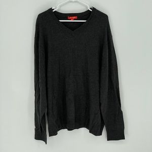 JOE FRESH V-Neck Soft Gray Sweater